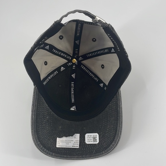 Adidas Saturday Plus Black Denim Hat Aeroready Women's Fit OS - Picture 4 of 6